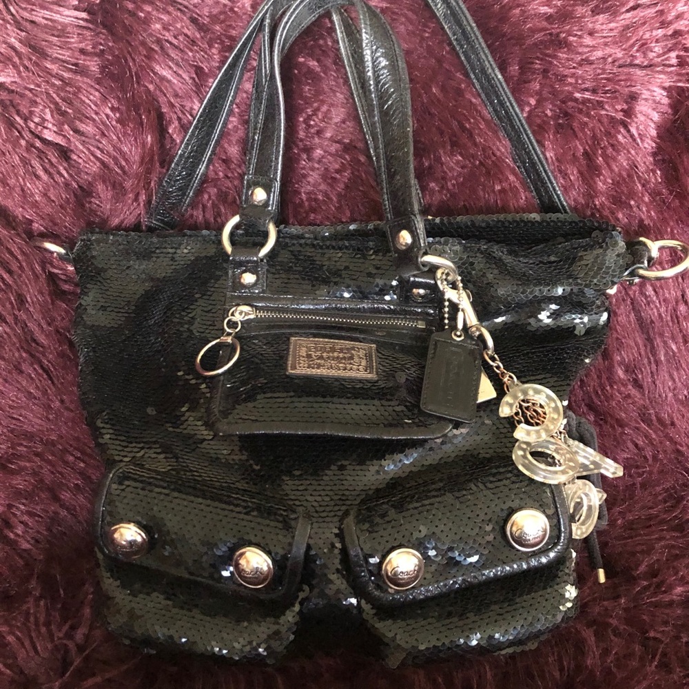 Coach Poppy Spotlight Black Bag